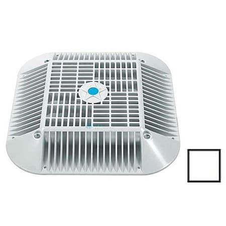 Aquastar 12 to 16 in. Retrofit Square Anti-Entrapment Suction Outlet Cover; White 1216101